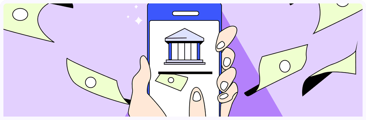 Banking workflow illustration